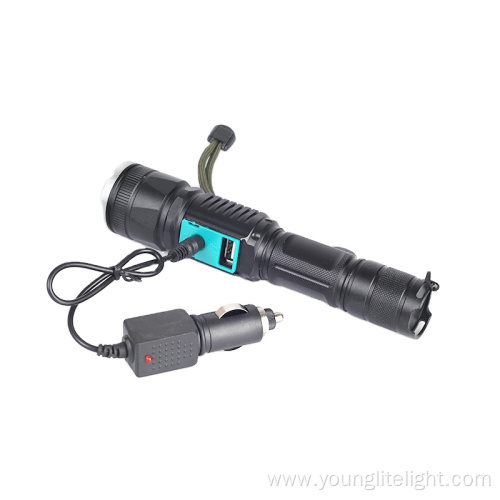 USB rechargeable flashlight with powerful T6 LED